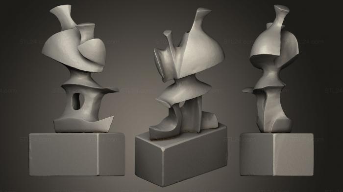 Статуэтки и статуи разные (STKR_0035) 3D модель для ЧПУ станка